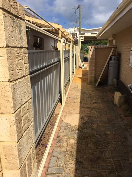 Side-access path paved end to end