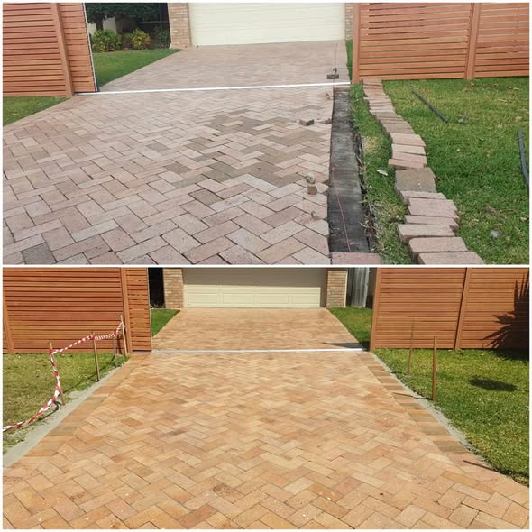 Driveway re-paved and re-levelled